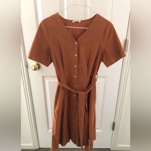 Roolee size small tie midi dress